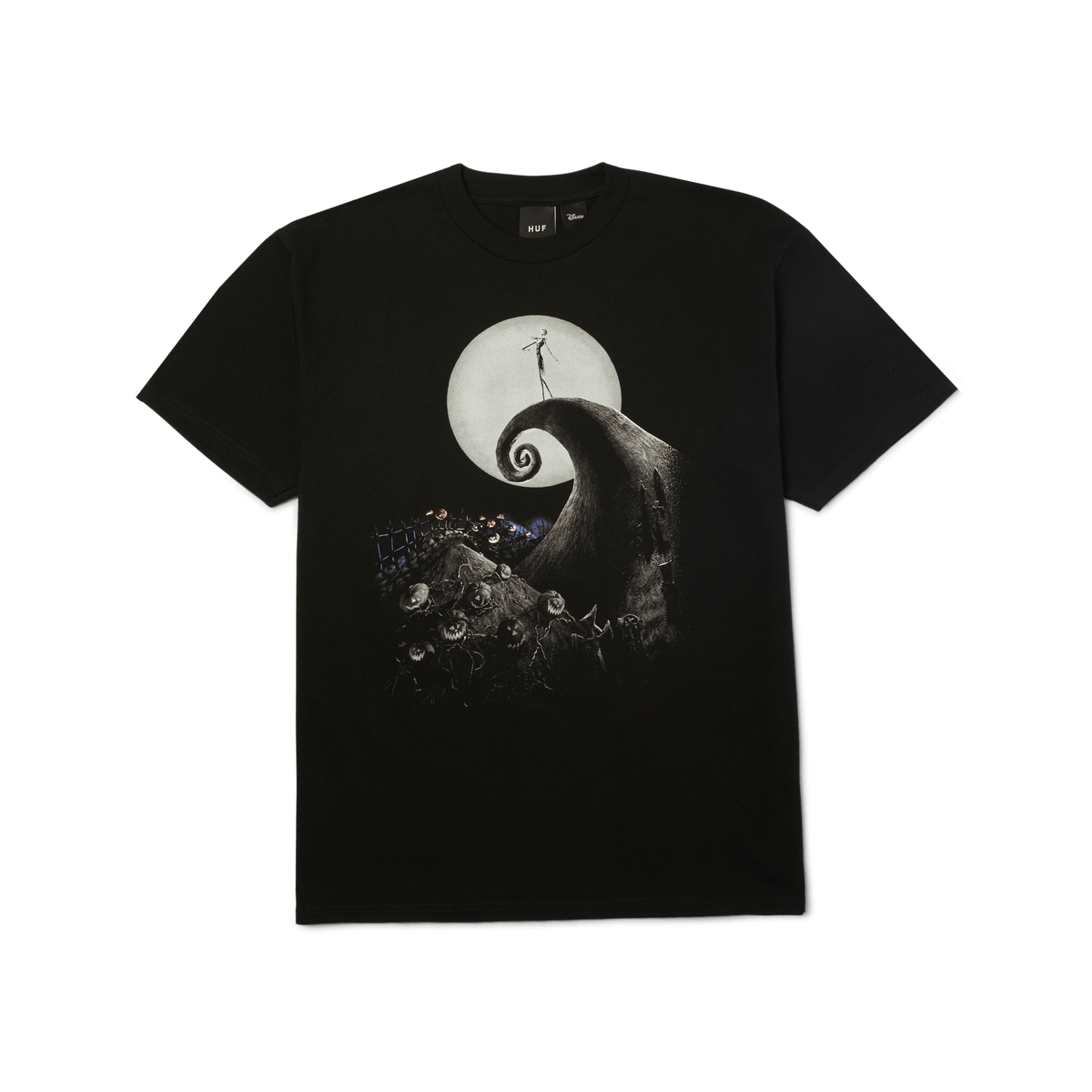 Huf X Nightmare Spiral Hill Black S/s Shirt