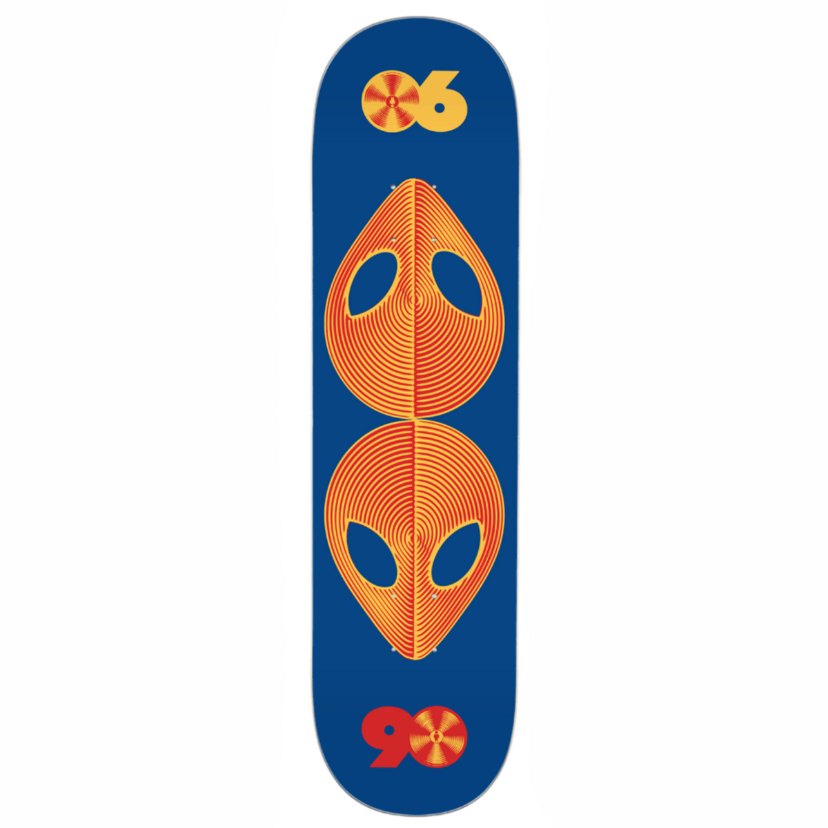 Alien Workshop Scanners Twin Tail Blue 8.0" Skateboard Deck
