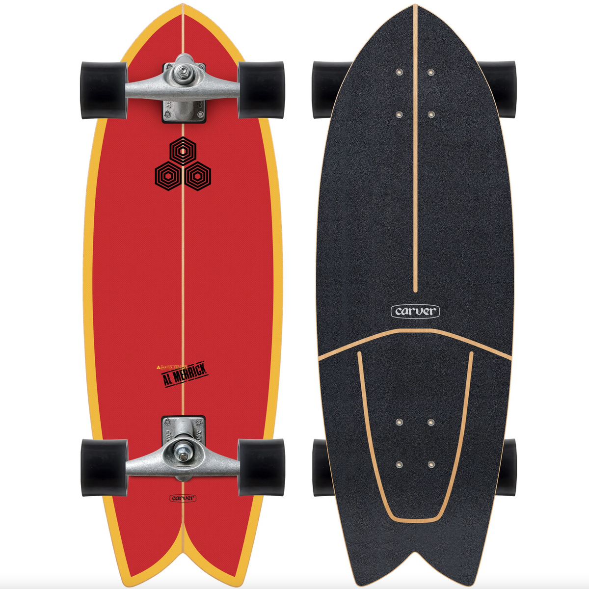 Carver CX Raw 29.25" Channel Islands Fish Surfskate Complete (V5)