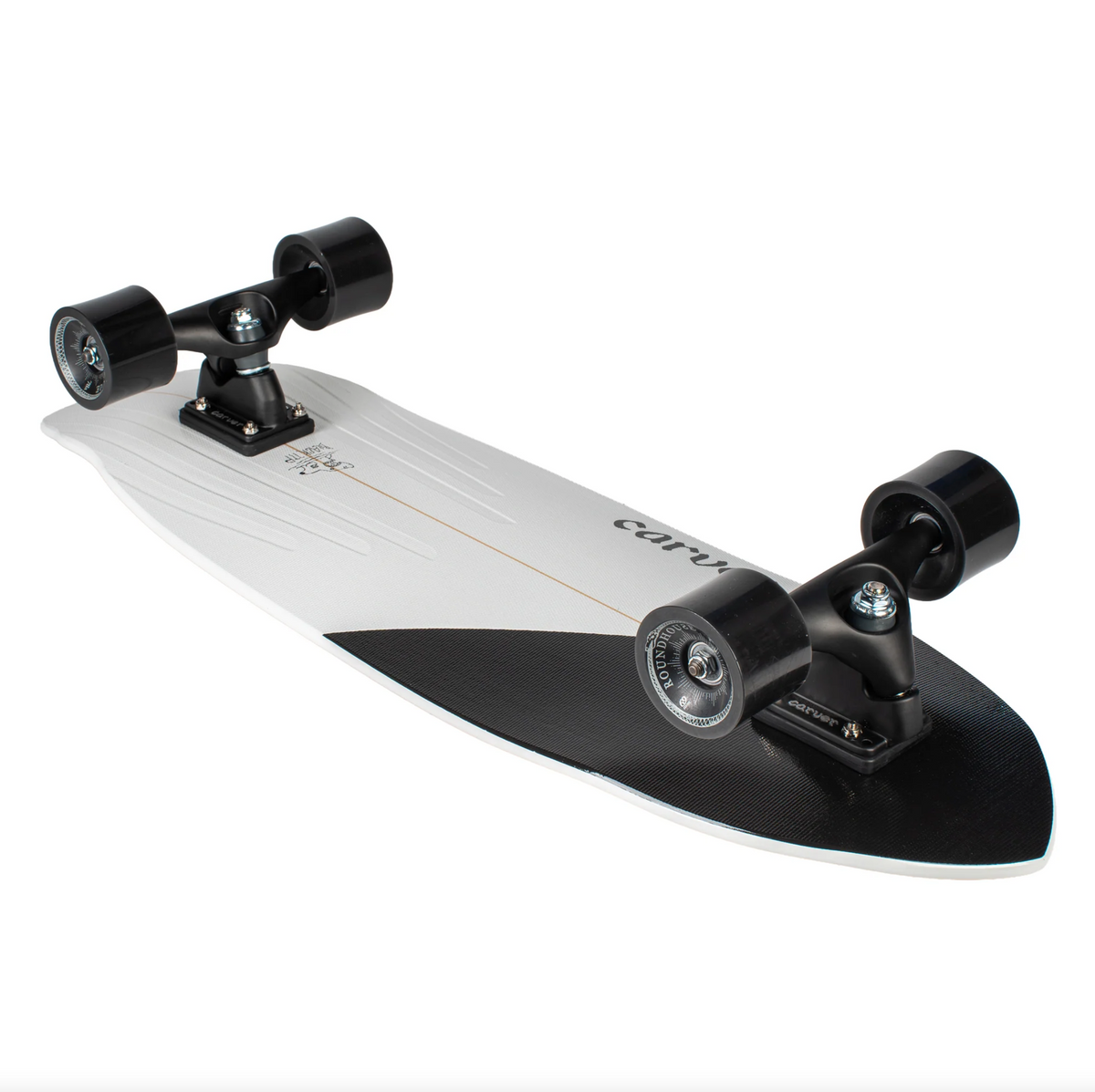 Carver CX Coal Satin 32.5" Black Tip Surfskate Complete (V4)