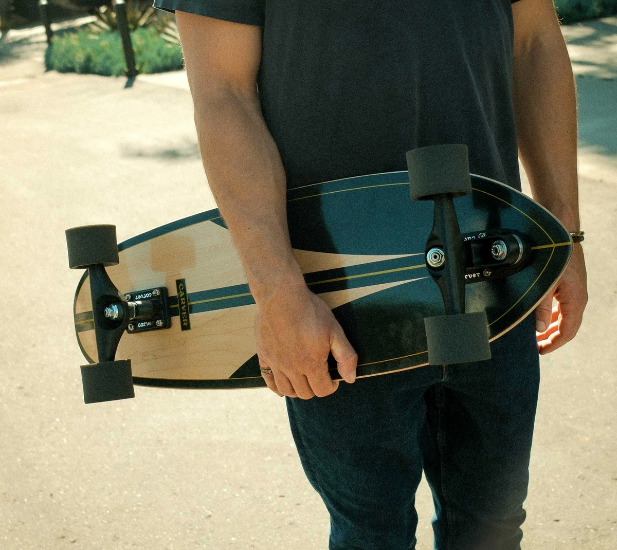 Carver C7 Coal Satin 32.5" Black Label Surfskate Complete (V5)