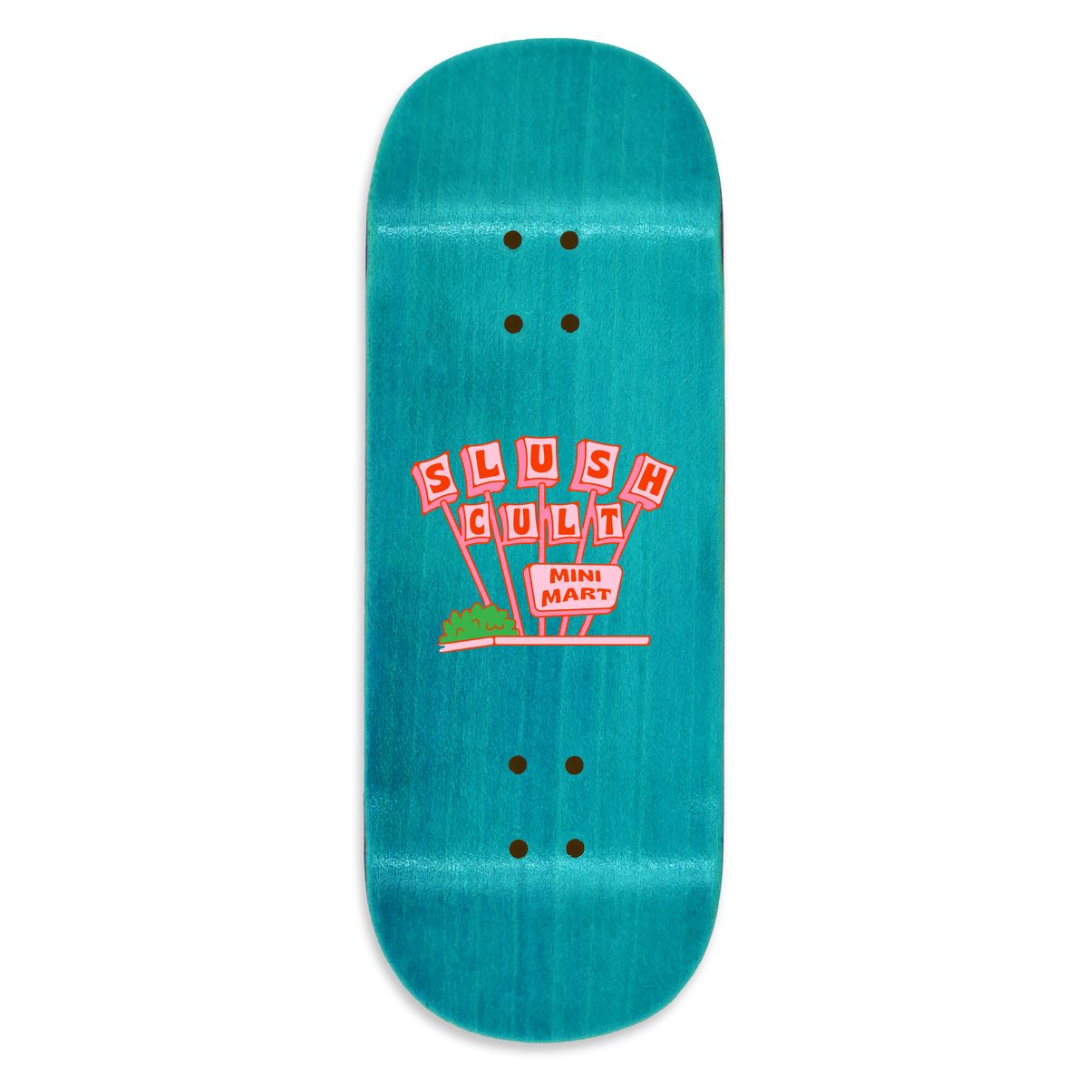 Slushcult X DK Sign Pro Deck Random Fingerboard Skateboard