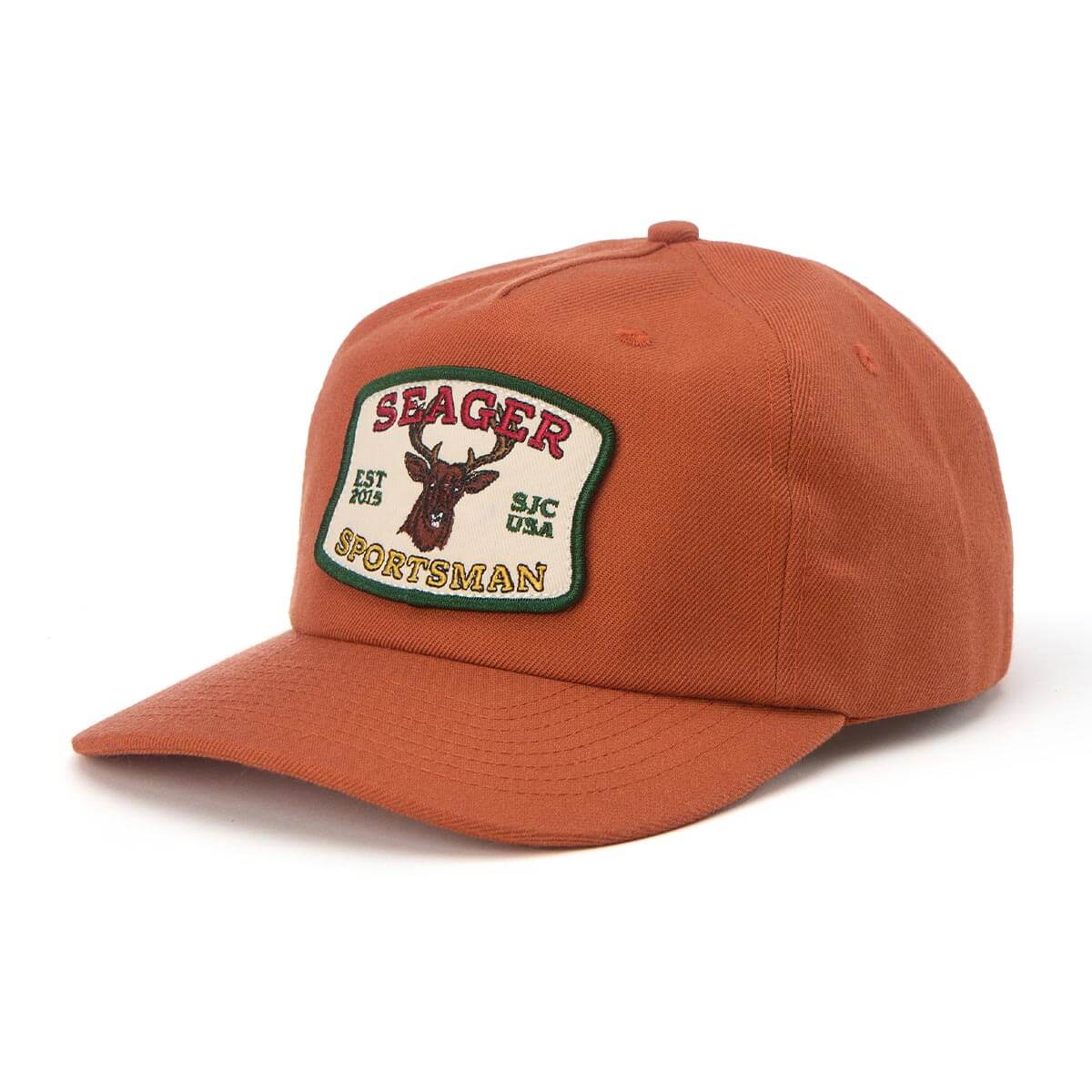 Seager Sportsman Orange Snapback Hat