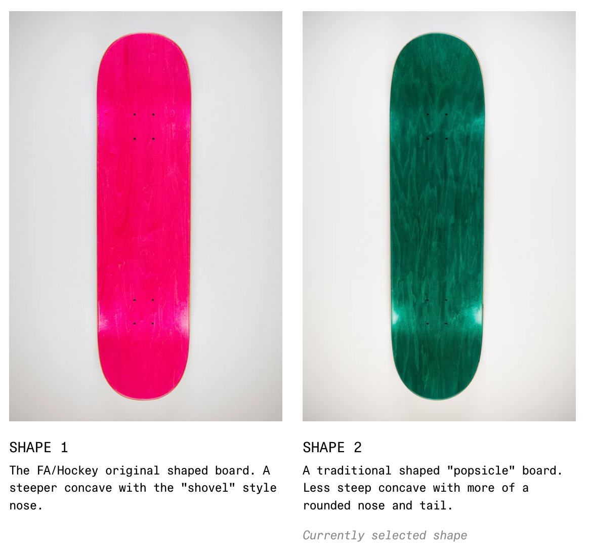 Hockey Nick Michel Debut Shape 2 Popsicle Skateboard Deck