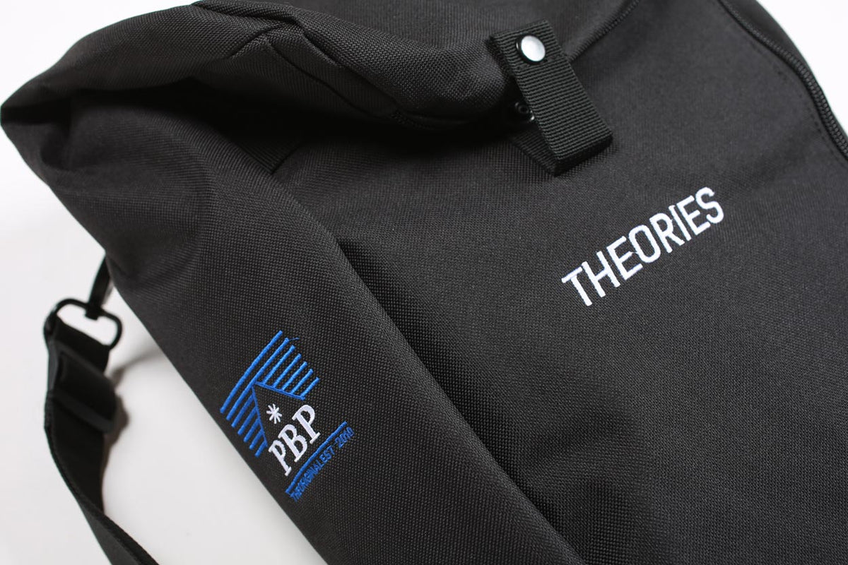 Theories x Pitbull Propaganda 3 Way Black Skateboard Backpack Duffel