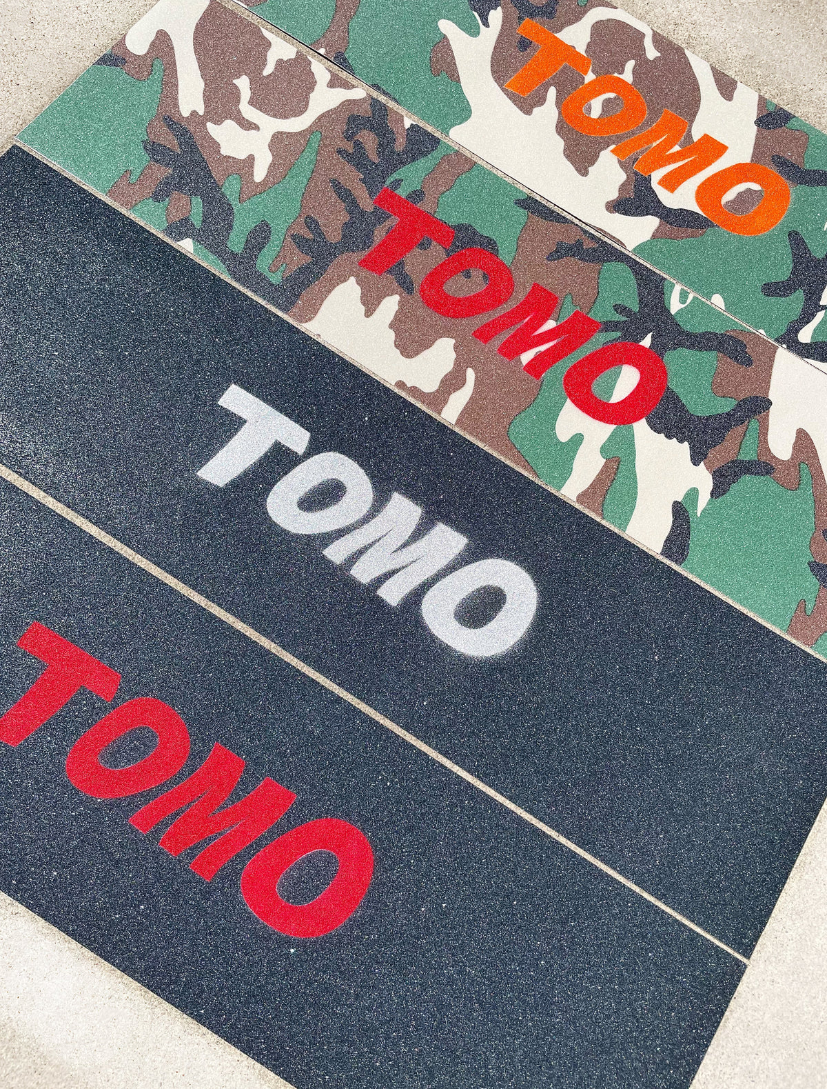 Tomo - Red Graphic Griptape