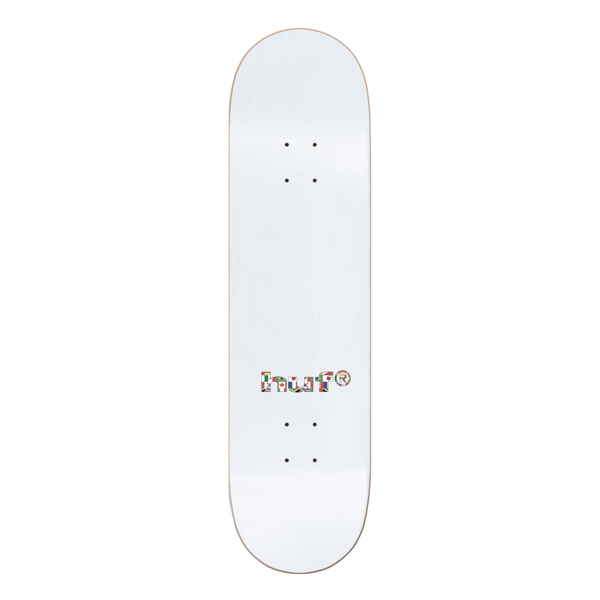 Huf X Mickey Mouse Worldwide Tour White 8.25" Skateboard Deck