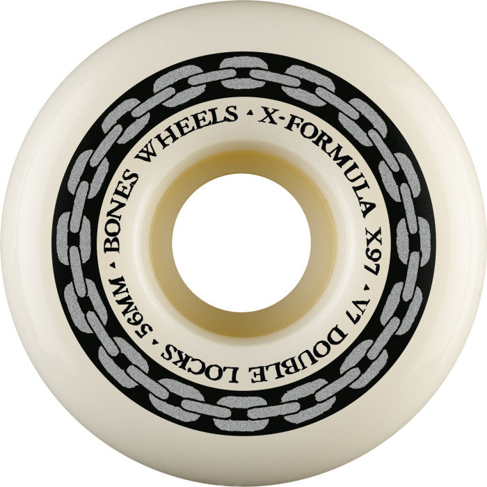 Bones X-Formula 56mm V7 Double Locks 97A Skateboard Wheels