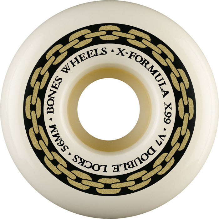 Bones X-Formula 56mm V7 Double Locks 99A Skateboard Wheels