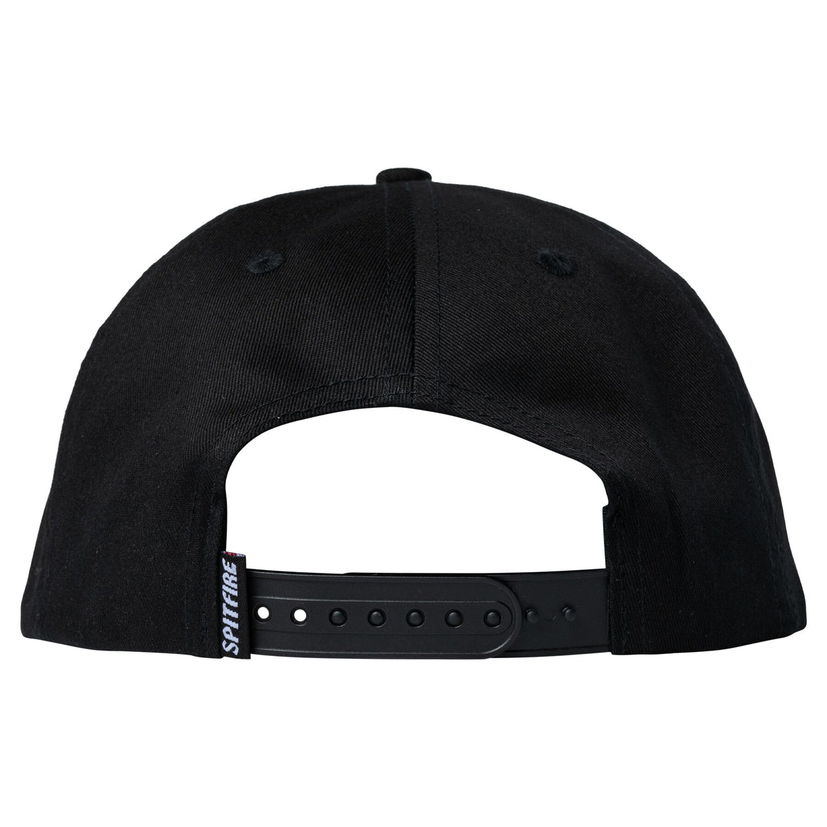 Spitfire Charred Remains Black Snapback Hat