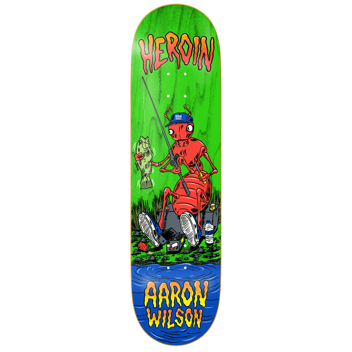 Heroin Skateboards Aaron Wilson Bug 8.5" Skateboard Deck