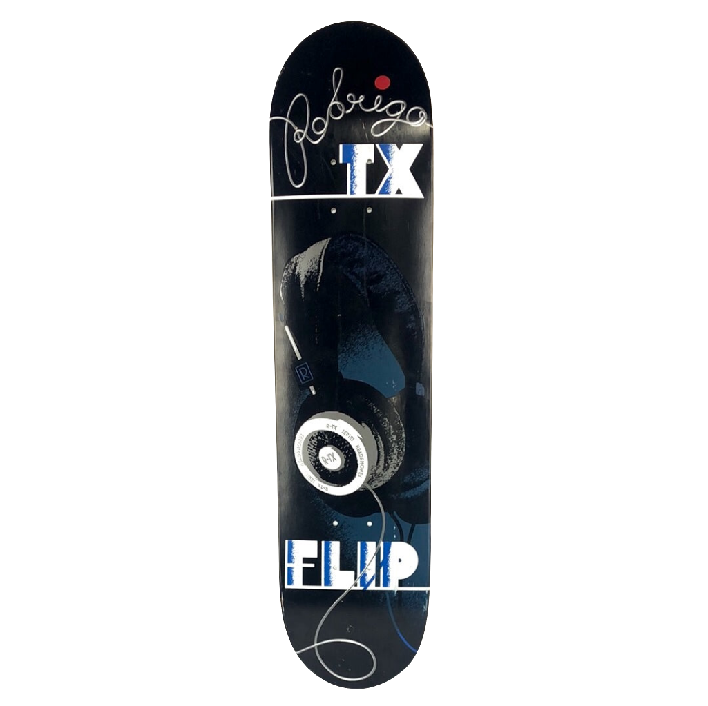 Rodrigo TX R-TX Series Headphones Black/Blue/White 7.5'' Skateboard Deck