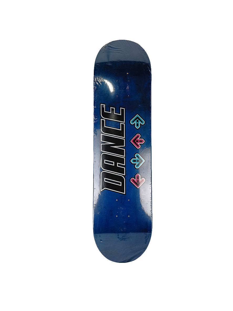 Dance Carbon Fiber Directional Arrows Blue Black White Size 8.0 Vintage NOS Deck