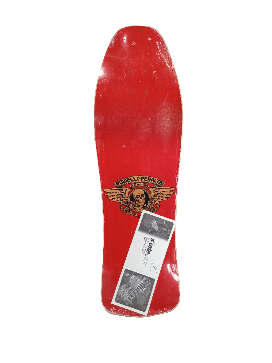 Powell Peralta Ray Underhill Rosary Cross Red Silver Purple Size 9.75" Vintage NOS Re-Issue Deck