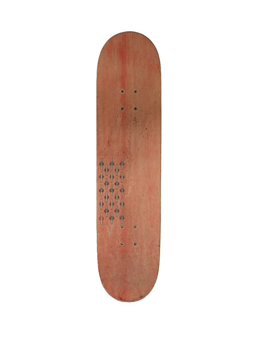 Z-Cult Jesse Martinez Rider Skated & Gripped Hawk Tan Size 8.0" Vintage NOS Deck 2004