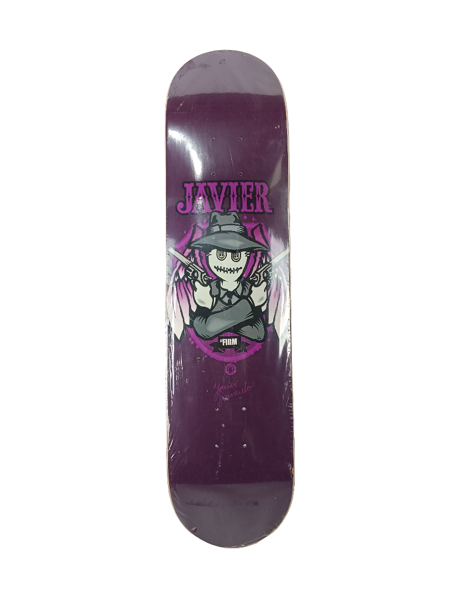The Firm Javier Sarmiento Undead Angel Series Purple White Black Size 7.625" Vintage NOS Deck