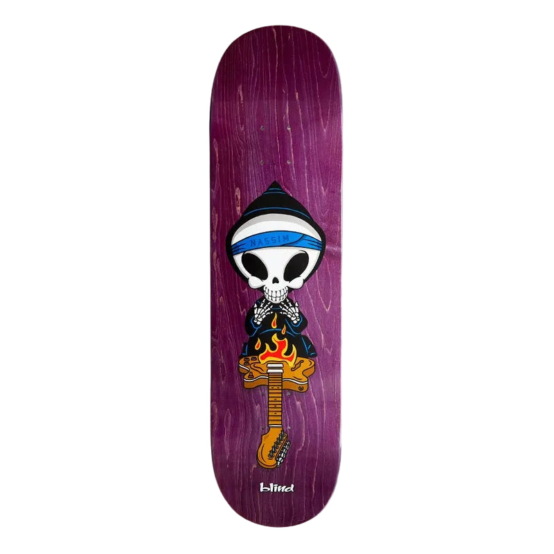 Blind Nassim Rocking Reaper Super Sap Resin 7 Purple 8.375" Skateboard Deck