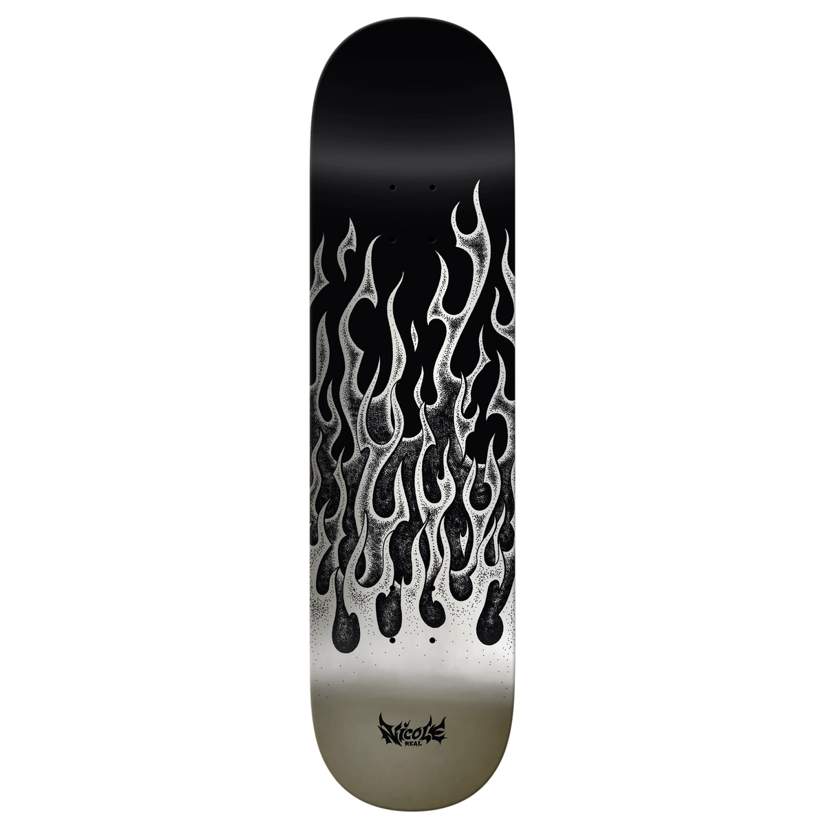 Real Nicole Flames Redux 8.5" Twin Nose Skateboard Deck
