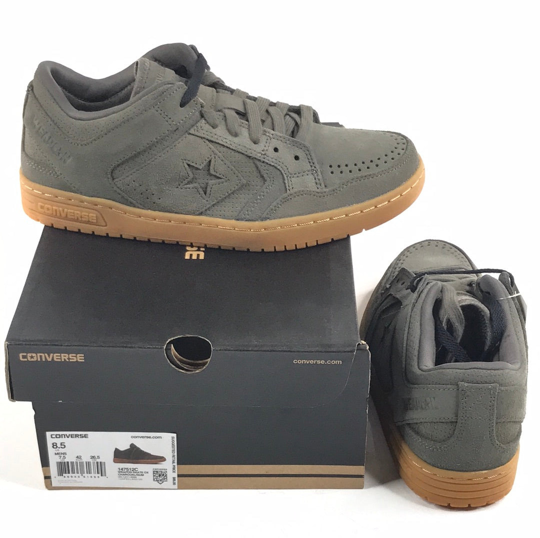 Converse Cons Weapon Skate OX Charcoal/Gum 147512C U.S. Mens Size 8.5