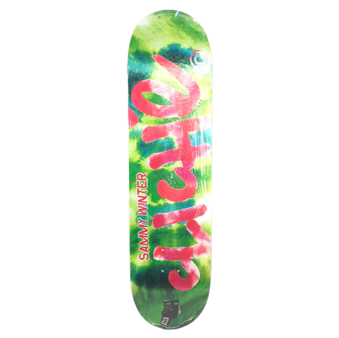 Cliché Sammy Winters Acid Wash Series Green/Pink 8.38'' Skateboard Deck