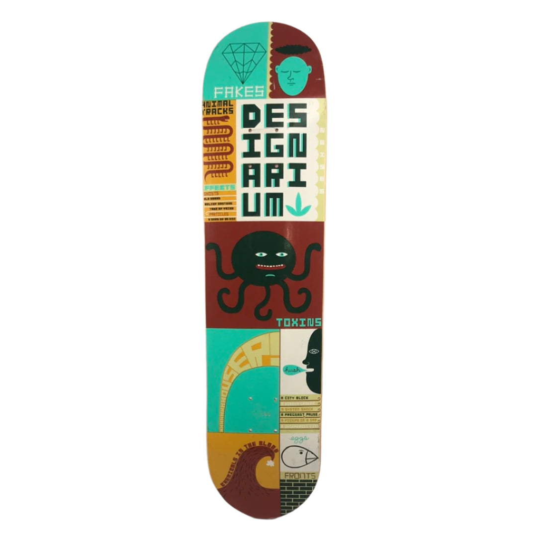Designarium Team Toxins Multi 7.75'' Skateboard Deck