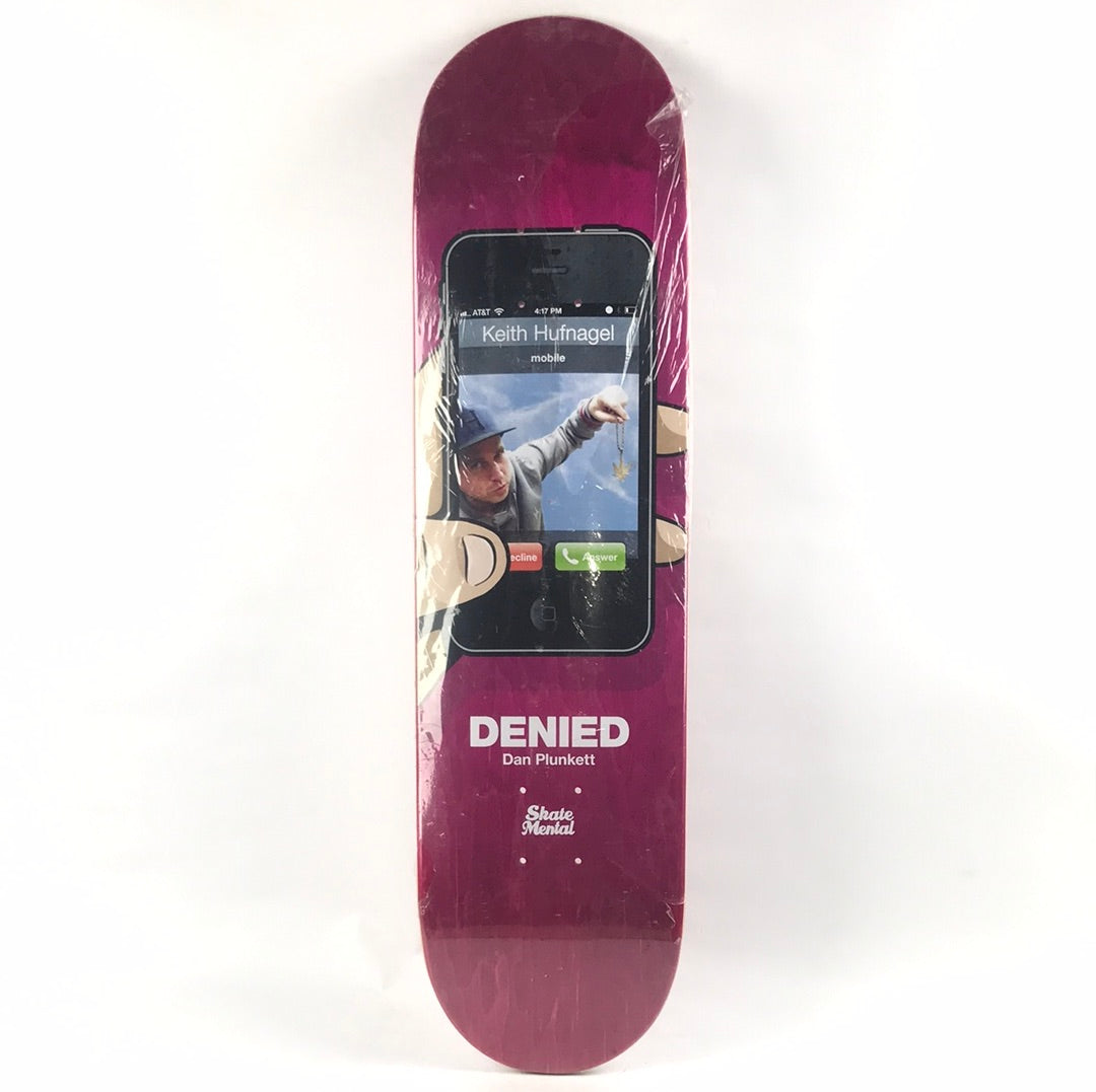 Skate Mental Dan Plunkett Denied Pink 8.125'' Skateboard Deck
