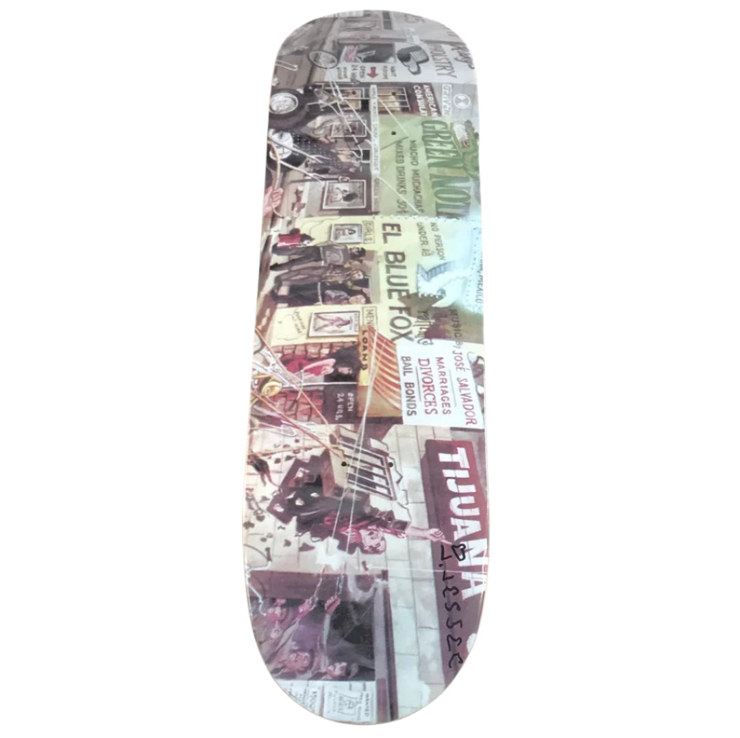 Driven Team Autographed By Jason Jessee Tijuana David Mann Art Multi 8.5'' Skateboard Deck