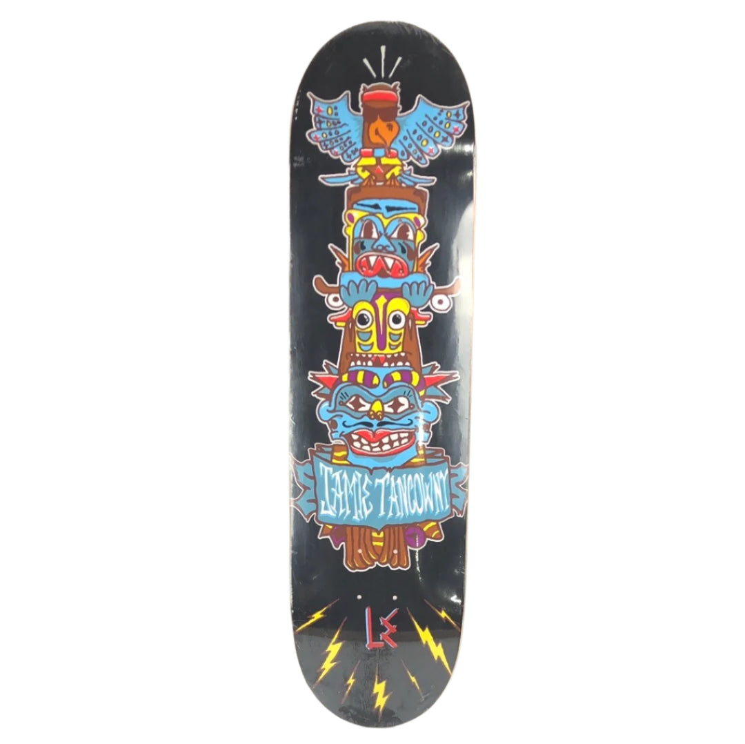 Life Extension Jaime Tancowny Tribal Black Size 8.25" Vintage NOS Deck