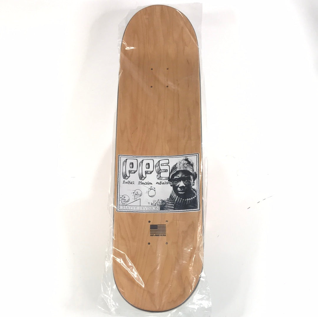 Pocket Pistols Ron Chatman Grateful Dead Autographed Demon Blue/Orange 8.25'' Skateboard Deck