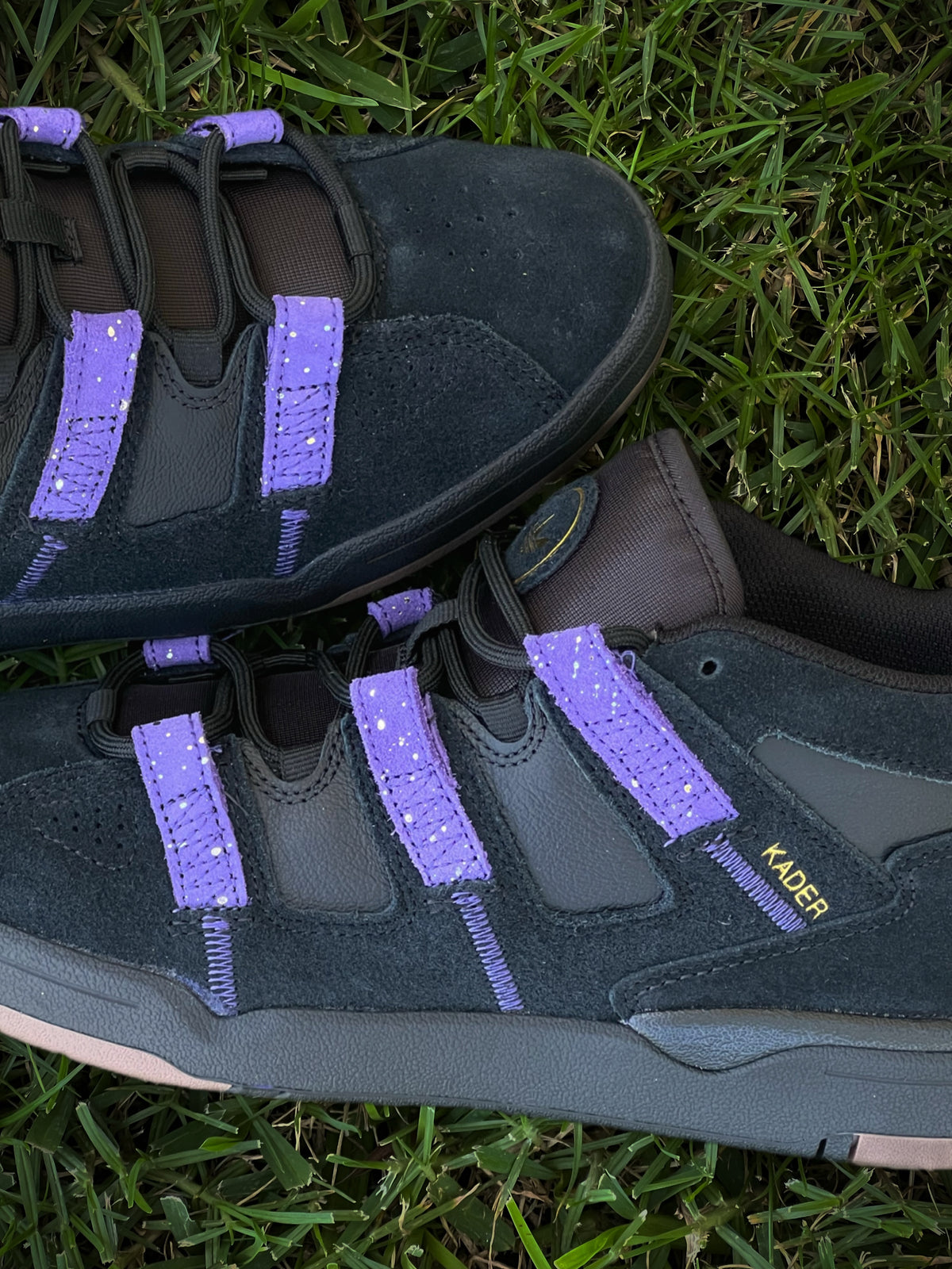 Adidas Kader Core Black / Core Purple / Gold Metallic Shoes