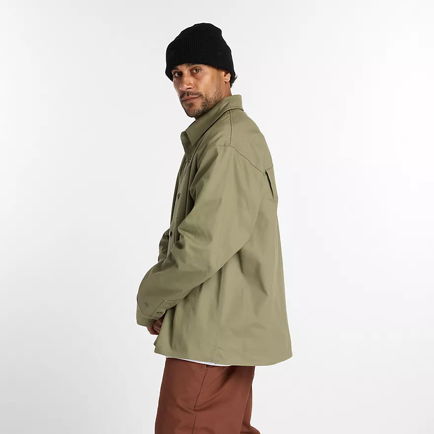 New Balance Numeric Button Up Dark Olivine L/s Button Up Shirt