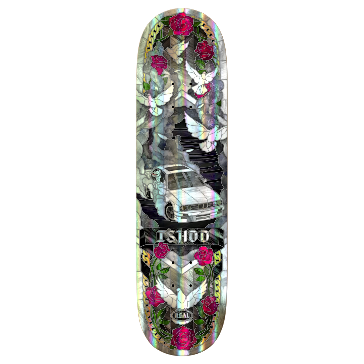 Real Ishod Holo Cath II 8.3" Twin Tail Skateboard Deck