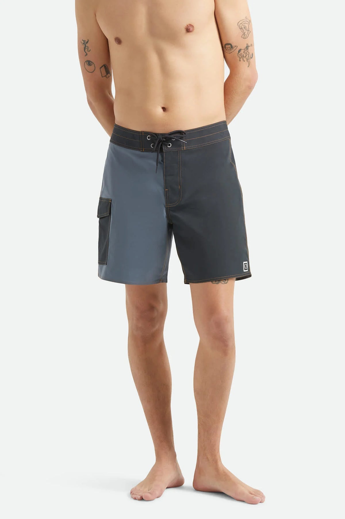 Brixton Classic Washed Navy Trooper 17" Trunk