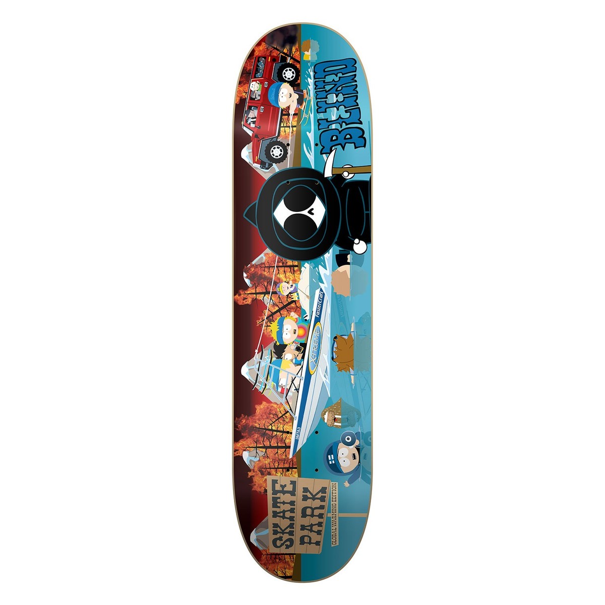 Blind Skate Park Global Warming Blue 8.5" Skateboard Deck