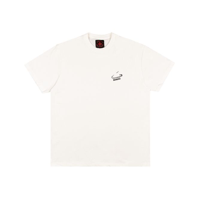 Disorder Safety Pin White S/s Shirt