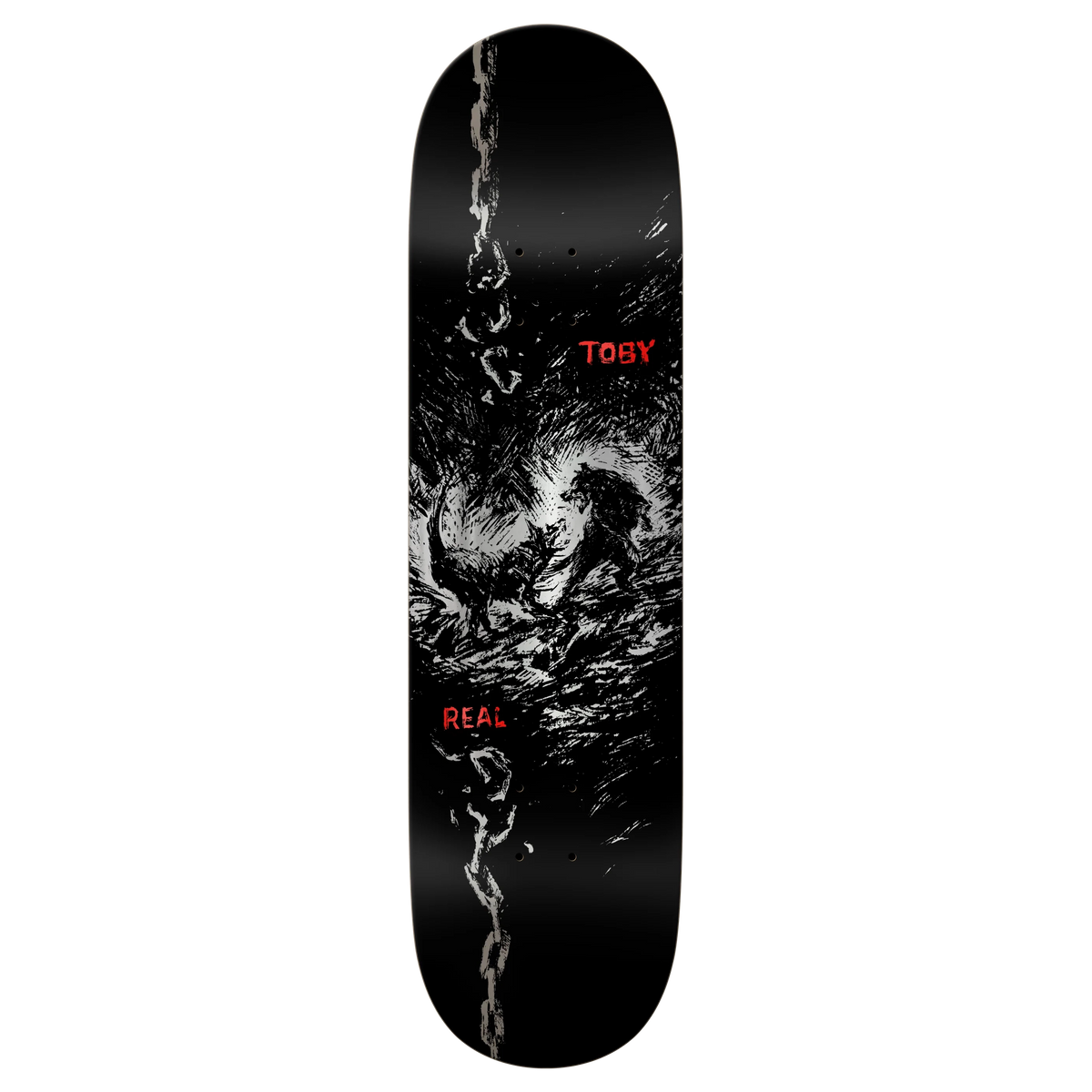 Real Toby Dog Bite 8.25" Skateboard Deck