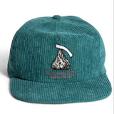 Chocolate Kiss Corduroy 5 Panel Hat Forest Green