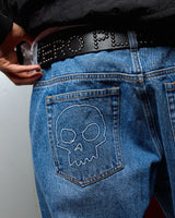 Pleasures X Zero Black Studded Belt