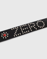 Pleasures X Zero Black Studded Belt