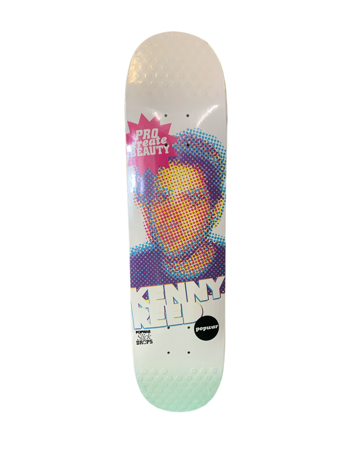 Popwar Kenny Reed Slick Drops Pro Create Beauty 7.75" Classic Skateboard Deck