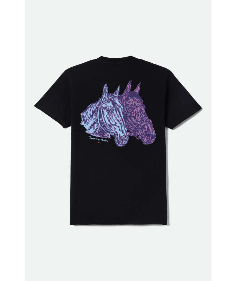 Brixton Elsmore Black Standard S/s Shirt