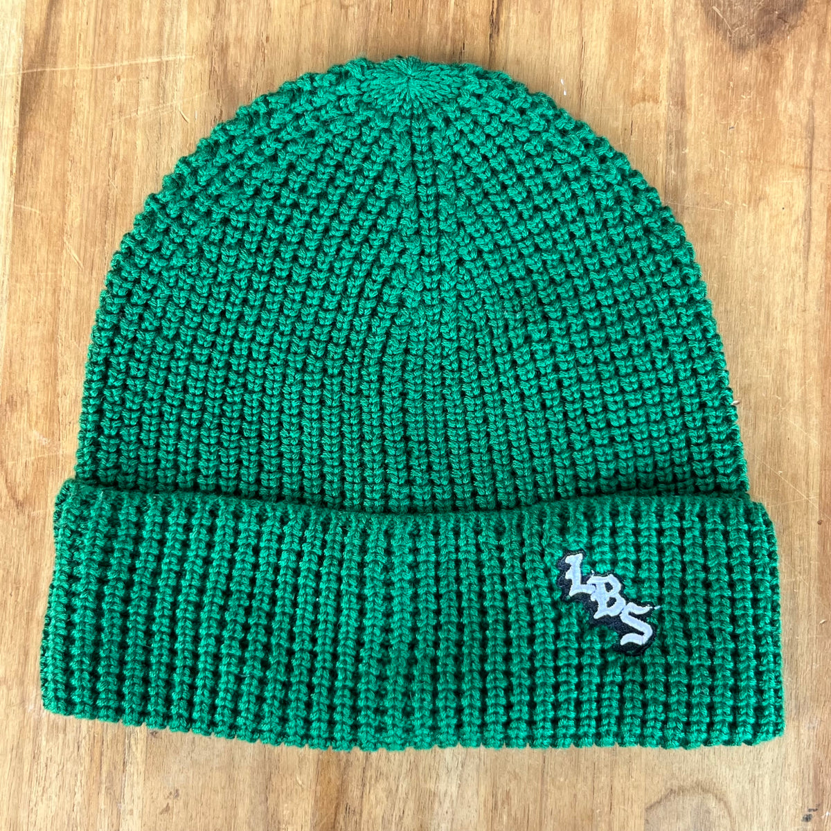 Long Beach Skate LBS Long Side Waffle Knit Beanie
