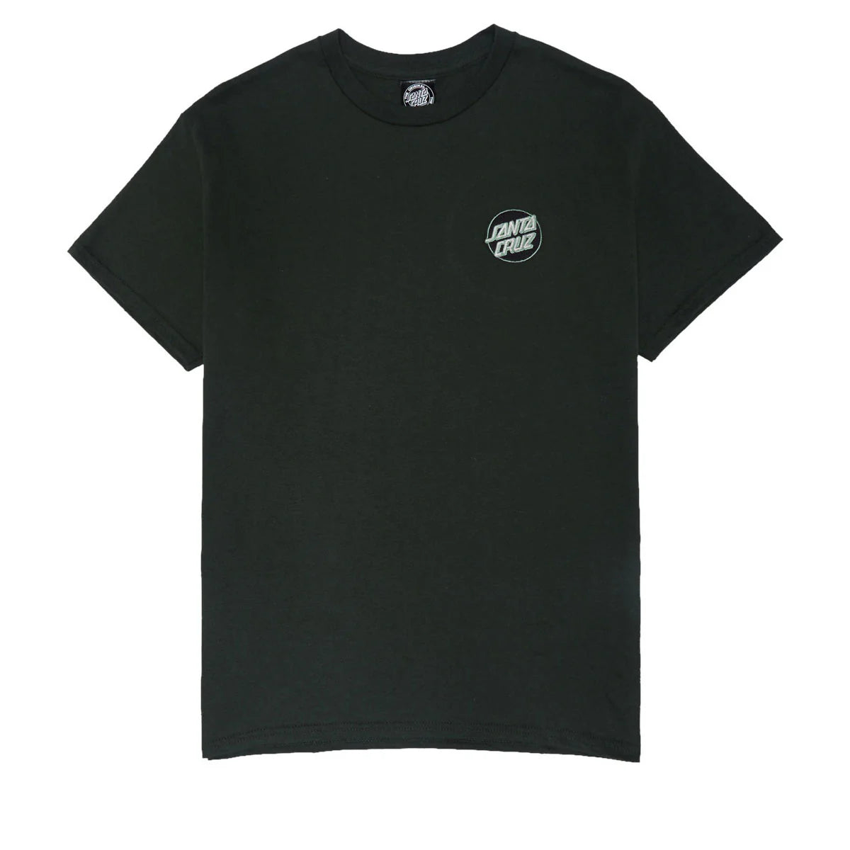 Santa Cruz Cruz Embroidered Forest w/ Black/Green Heavyweight S/s Shirt