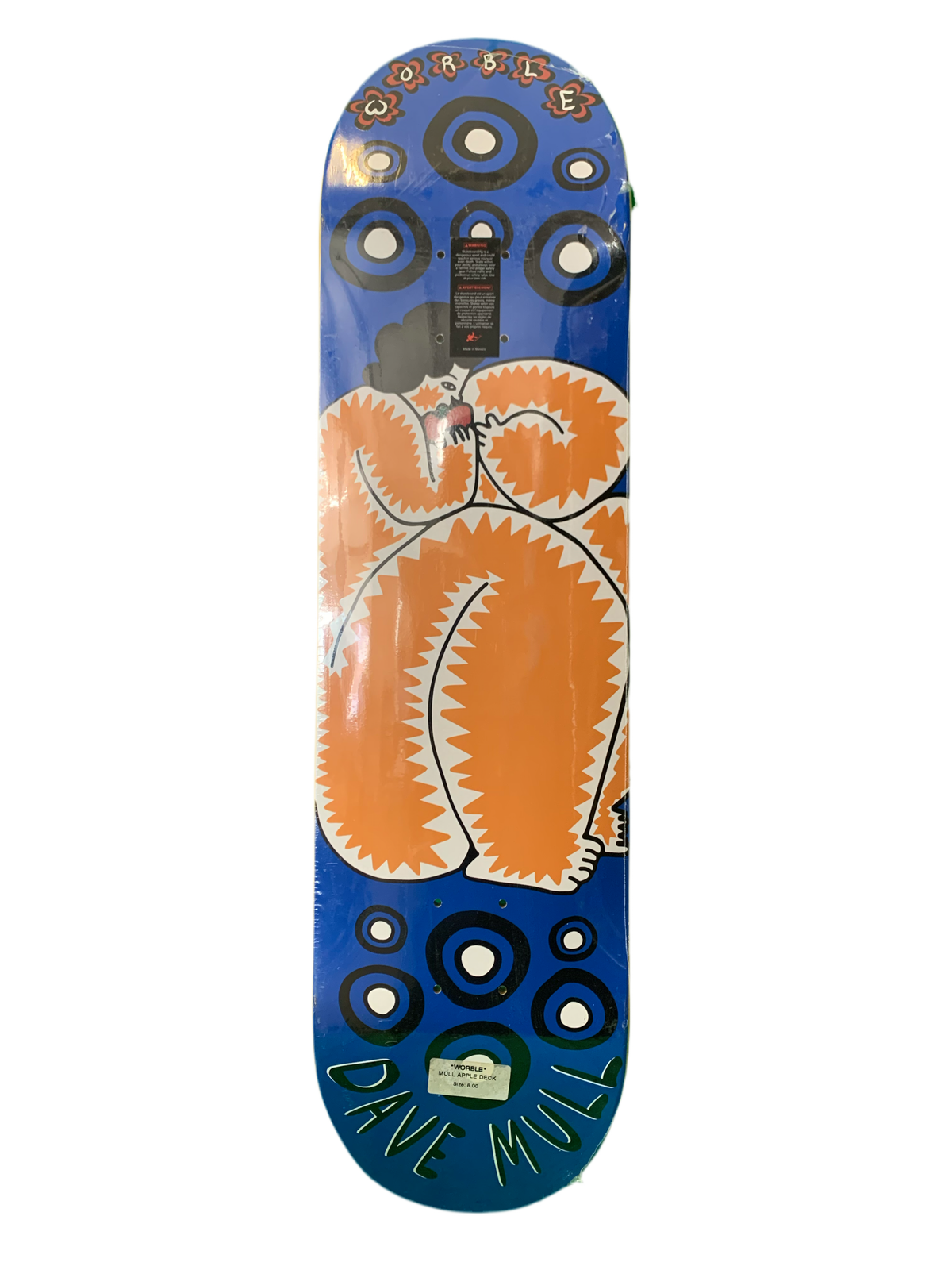 Worble Dave Mull Forbidden Fruit Forest Bailey 8" Classic Skateboard Deck