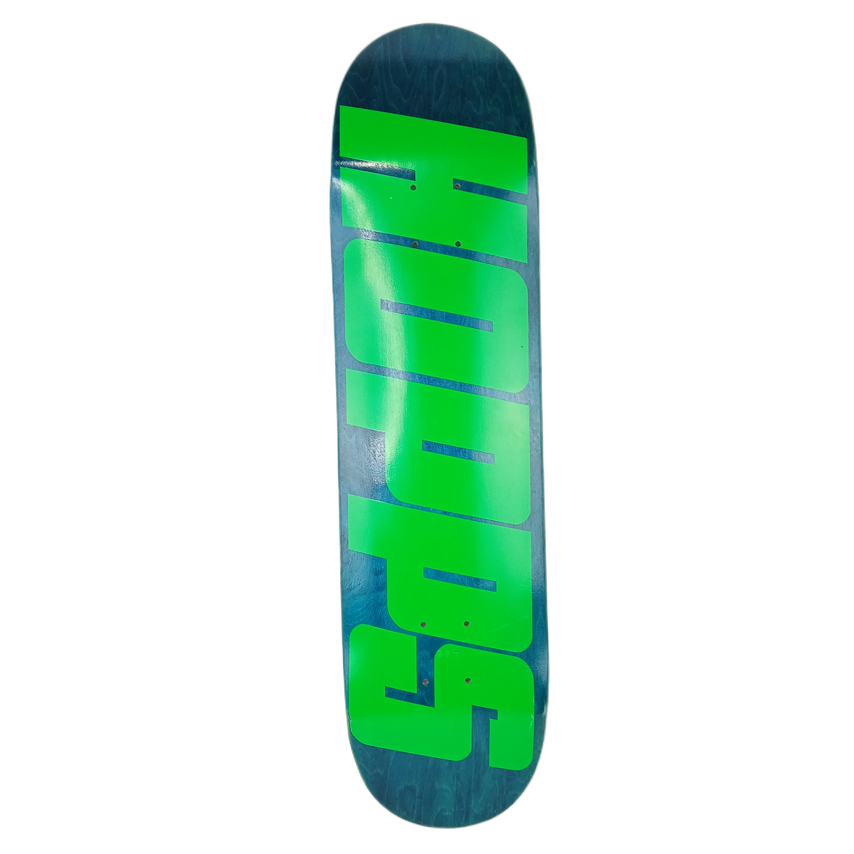 Hopps Team Blue Woodgrain Green Size 8.0" Vintage NOS Deck
