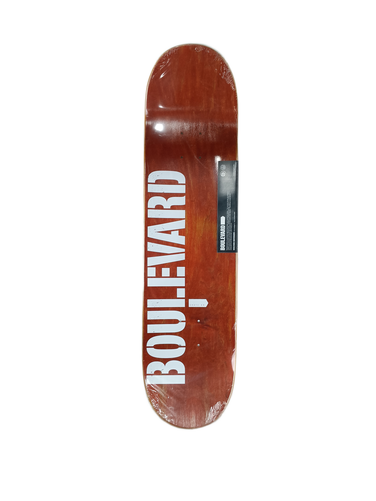 Boulevard Tiago Lemos Rio 2016 Olympics Obstacle Race White Green Brown Size 8.25" Vintage NOS Deck