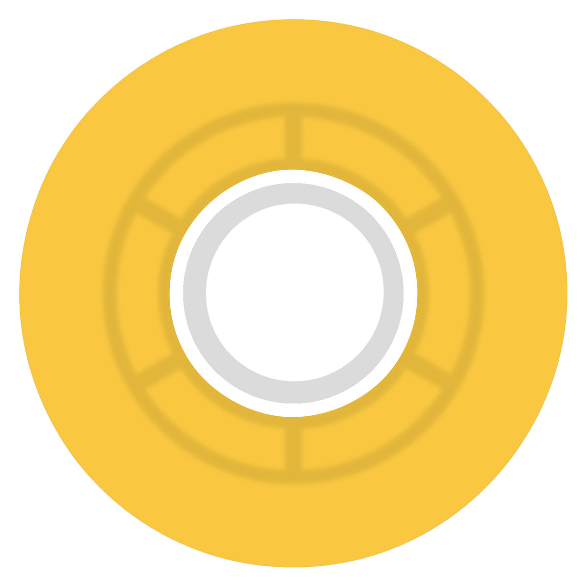 Ricta 55mm Clouds Transparent Citrus White 78a Skateboard Wheels