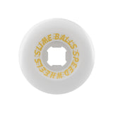 Slime Balls 56mm Sam Hitz White Full Combo 99a Skateboard Wheels