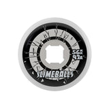 Slime Balls 56mm Rob Roskopp Five Reissue White Full Combo 97a Skateboard Wheels