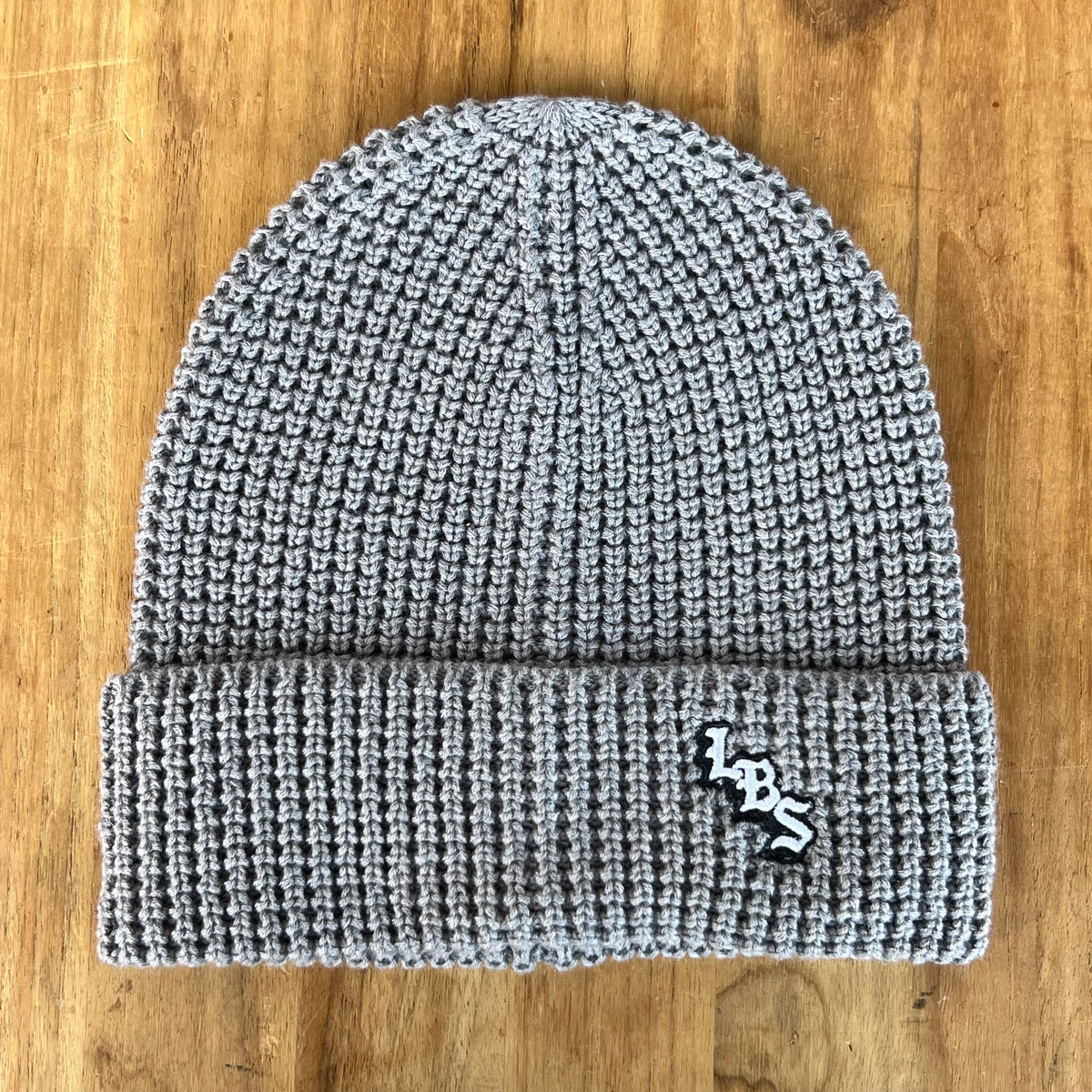 Long Beach Skate LBS Long Side Waffle Knit Beanie